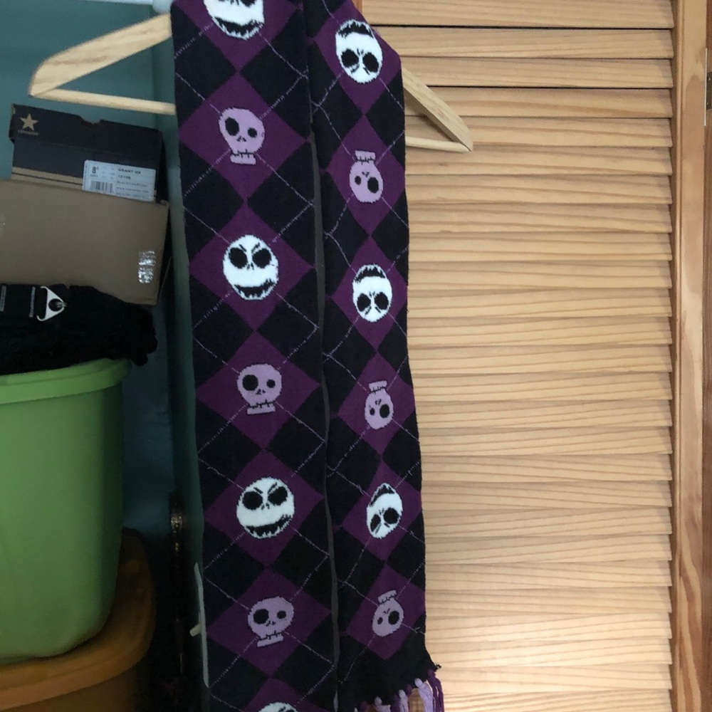 Nightmare Before Christmas Knit Scarf